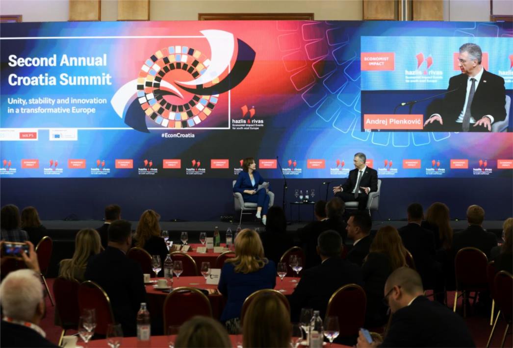 Plenković na summitu The Economista o prioritetima Vlade i globalnoj sigurnosti