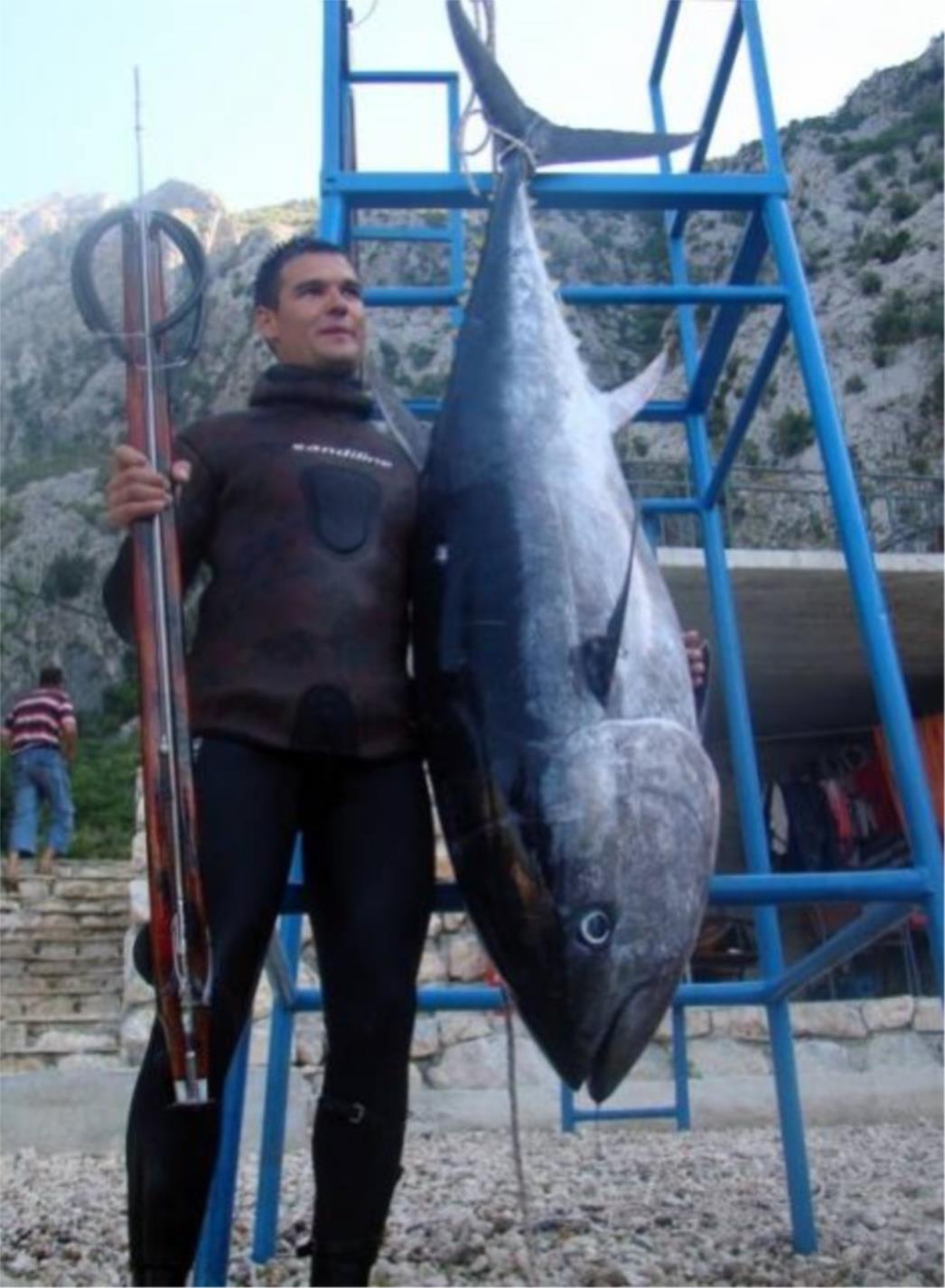 Braća u Boki kotorskoj ulovila tunu od sto kilograma