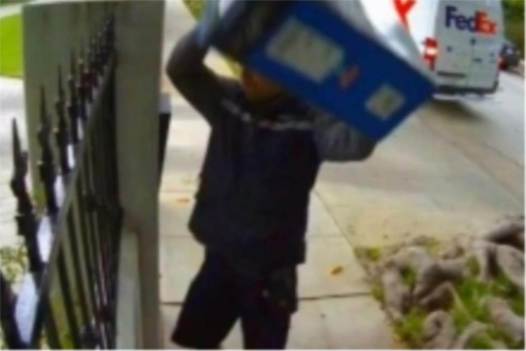 Dostava koja je postala hit: Monitor bacio preko ograde (Video)