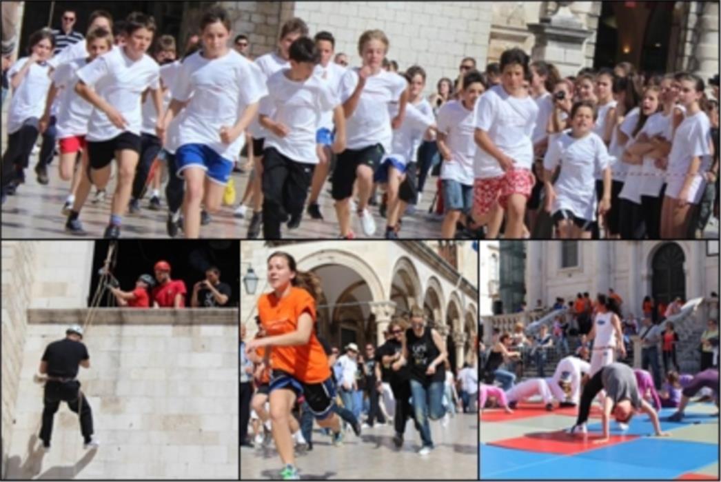 STUDENTSKI DAN SPORTA: Stradun preplavljen adrenalinom (FOTOGALERIJA)