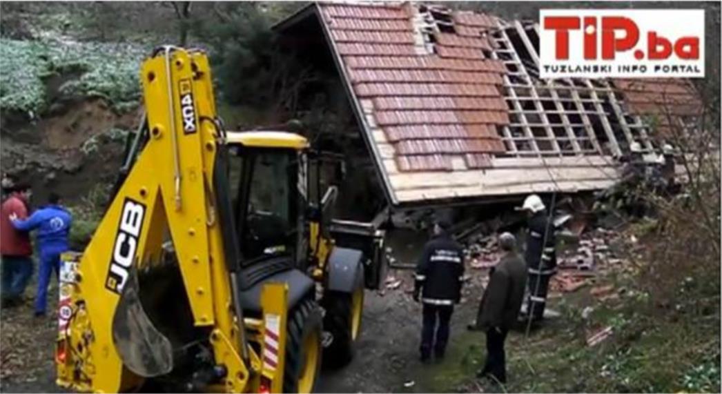  Tragedija u Tuzli -  Klizište 'progutalo' kuću s obitelji