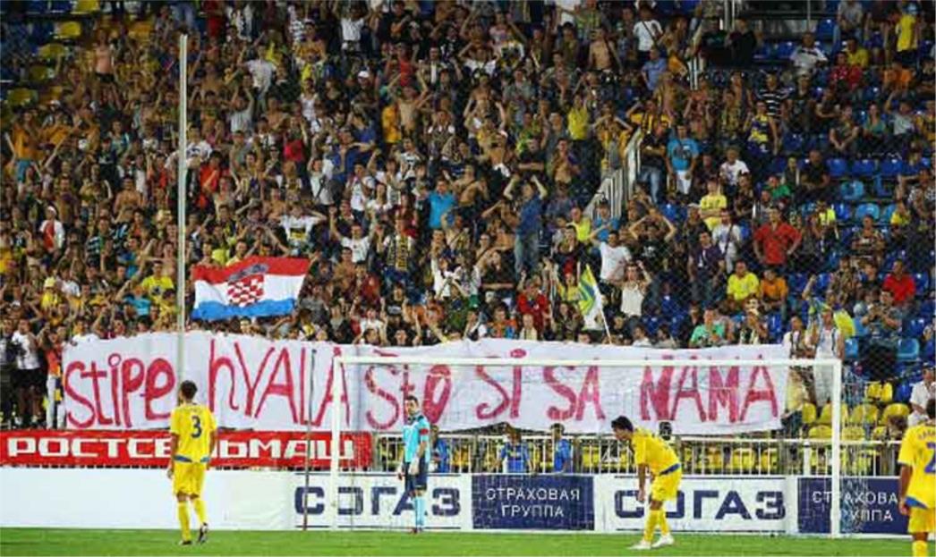 Pletikosa postao kapetan Rostova, navijači mu zahvalili transparentom
