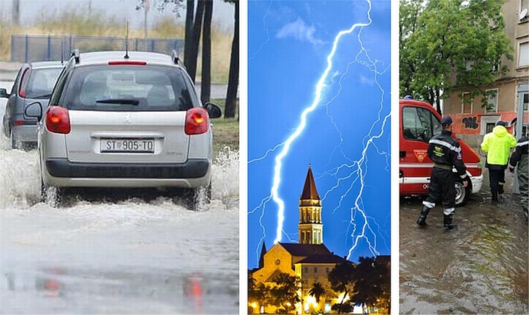 Prvi snijeg u Hrvatskoj, u Šibeniku samo 11°C, glavnina nevremena tek stiže!