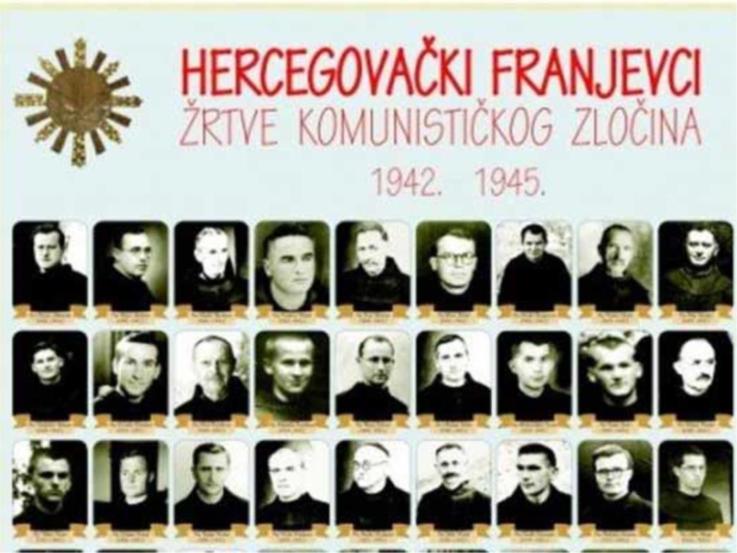Raspisan natječaj na temu pobijenih hercegovačkih franjevaca 