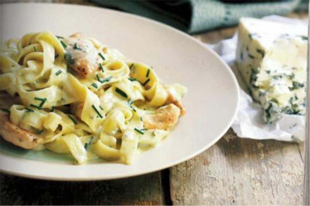 RECEPT DANA: Fetuccine  s piletinom i sirom