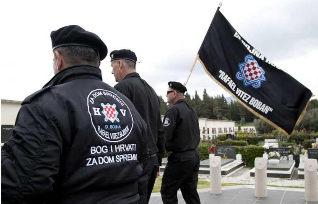 Split: Postrojena 9. bojna HOS-a "Rafael vitez Boban" (FOTO)
