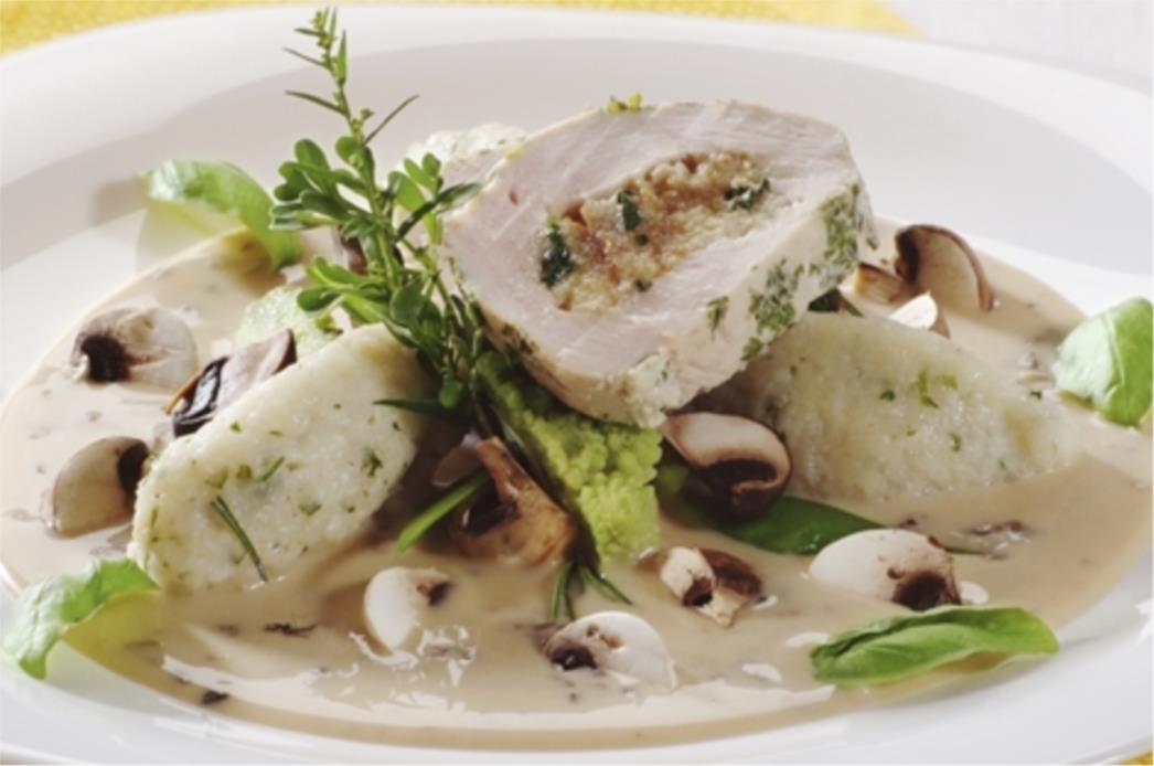  RECEPT DANA - Pileće rolice u umaku od šampinjona