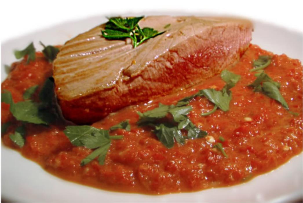 RECEPT DANA -  Tunjevina na pašticadu 