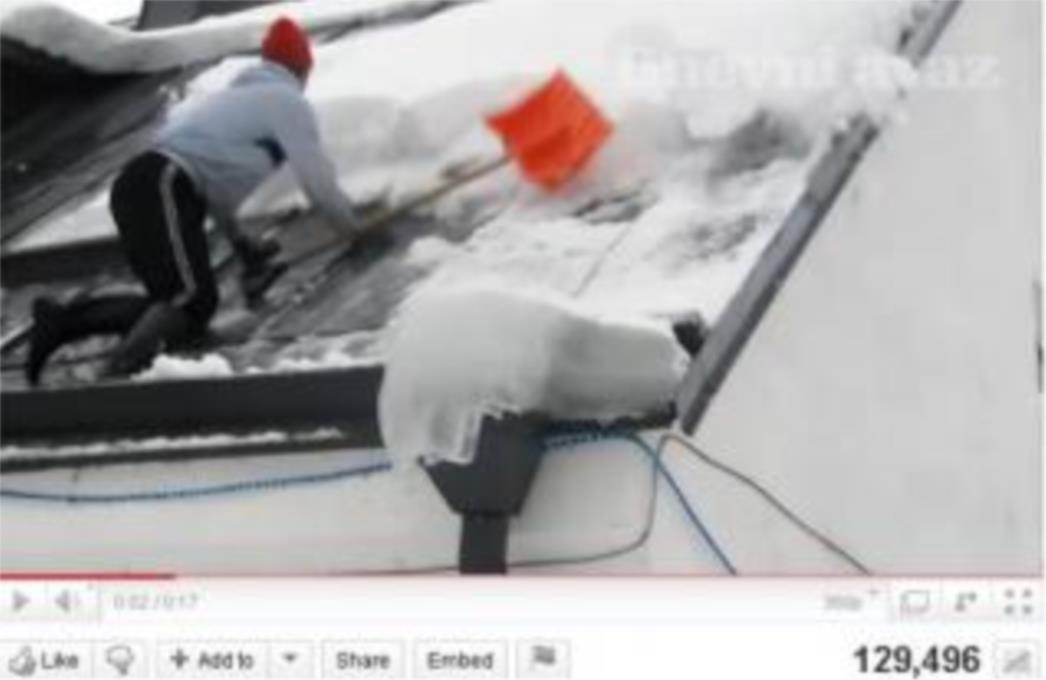 Umjesto da počisti snijeg, snijeg počistio njega (VIDEO)
