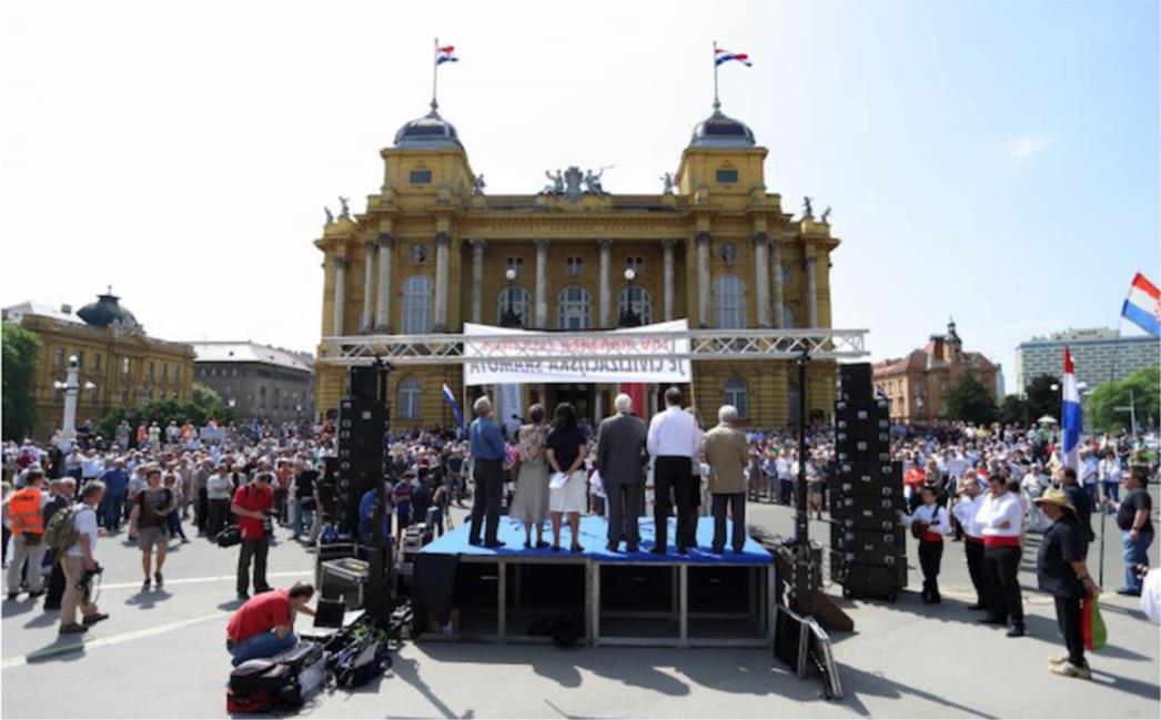  FOTO: 'Trg maršala - zločinca: Civilizacijska sramota!'