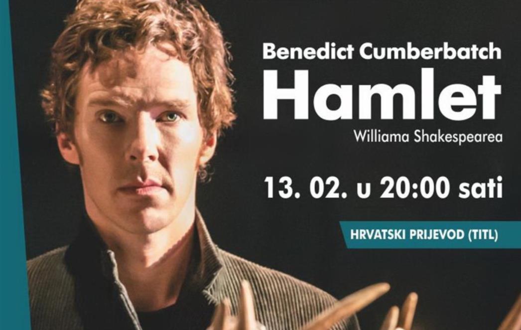 Najiščekivanija produkcija prošle  sezone 'Hamlet' s Benedictom Cumberbatchom u glavnoj ulozi stiže i u Dubrovnik