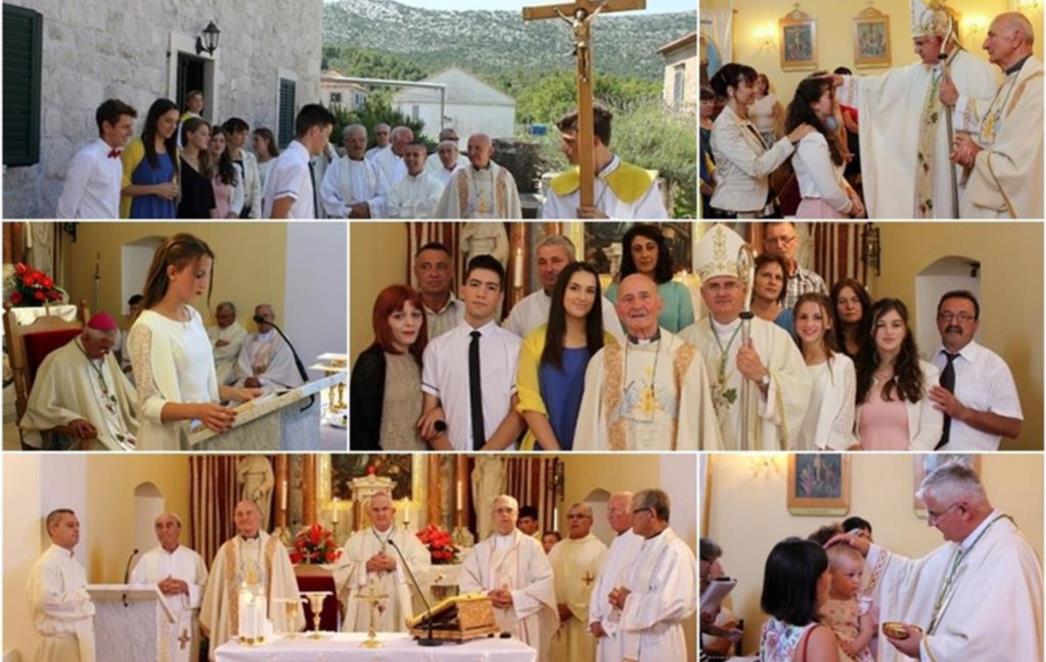 Na  blagdan sv.   Marije Magdalene    krizmano  četvero mladih  u  Putnikovićima  (FOTO)