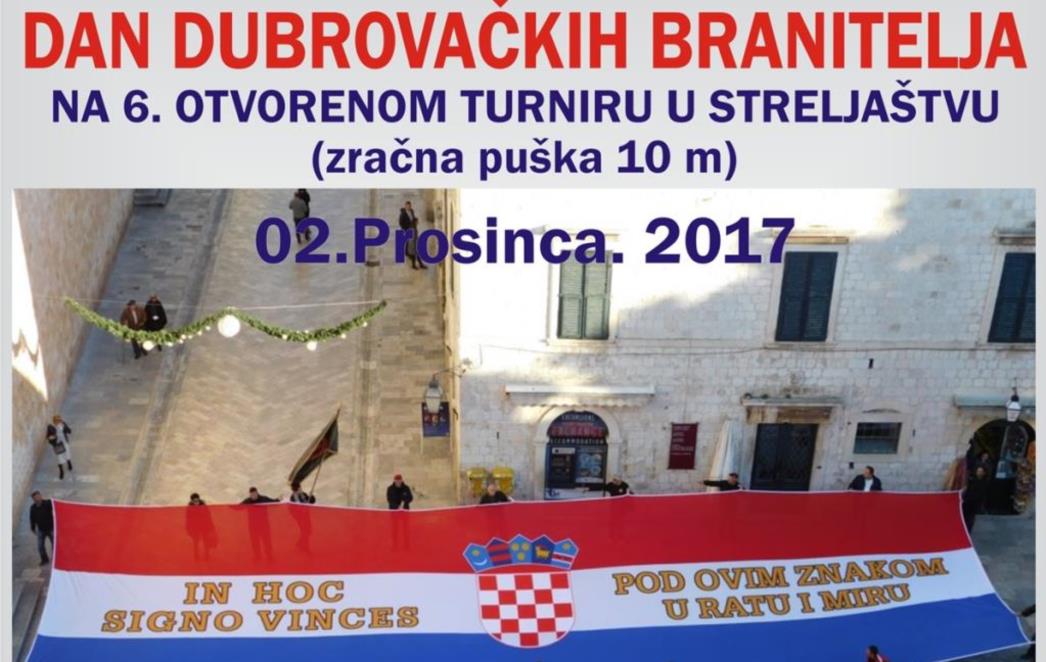POZIV NA SUDJELOVANJE Streljačko društvo Dragovoljac Mokošica organizira 6. otvoreni turnir