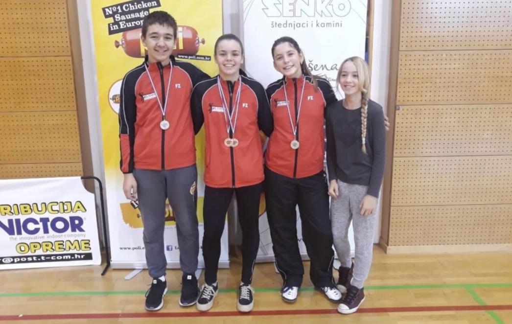 ČAKOVEC Dvije brončane i srebrena medalja u badmintonu