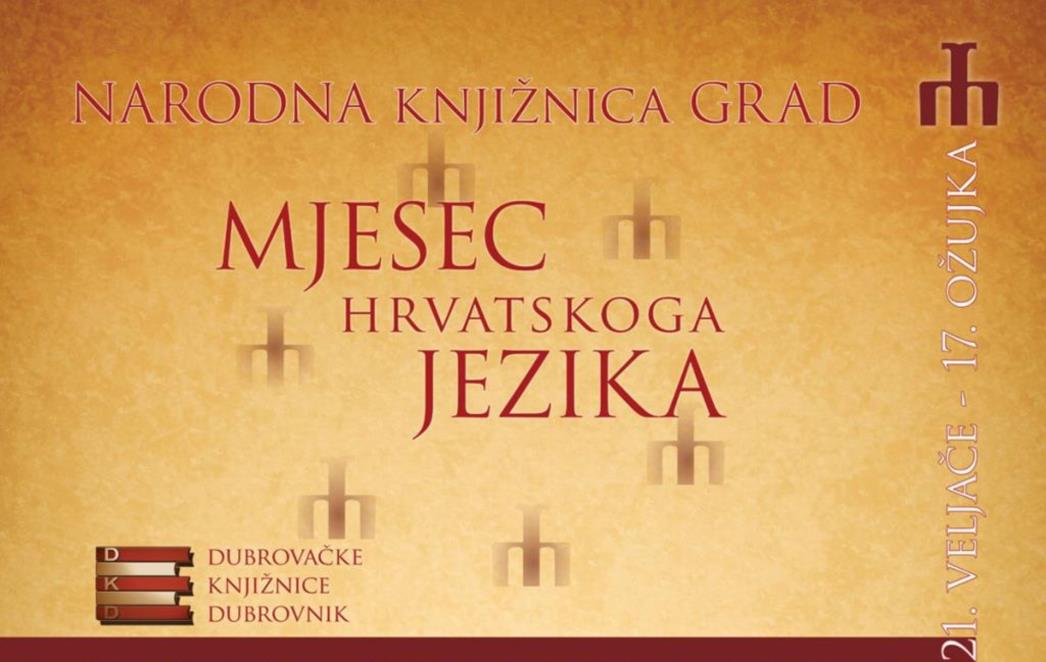 Mjesec hrvatskoga jezika u Narodnoj knjižnici  Grad
