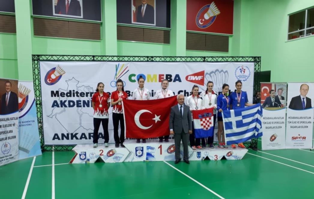 Na međunarodnom badmintonskom turniru u Ankari Janičić u paru osvojila broncu