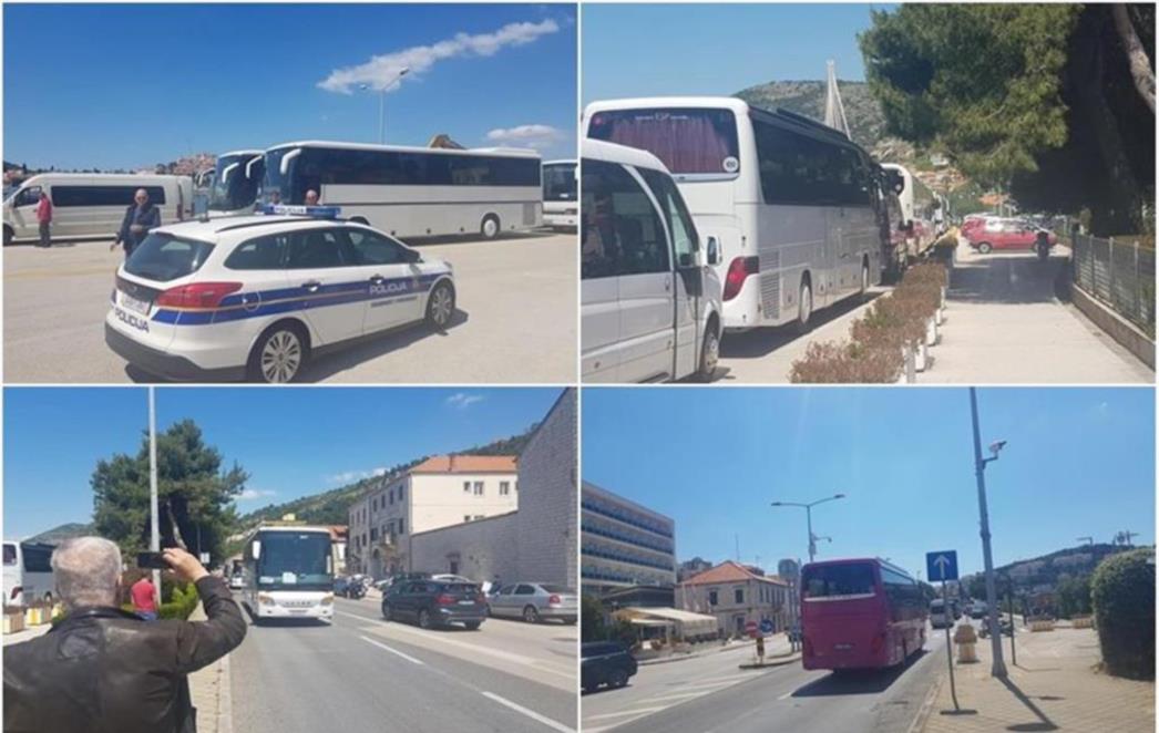 MIRNI PROSVJED Autobusi na dubrovačkim ulicama: 'Leasing kuće žele ugroziti egzistenciju preko četiri tisuće obitelji!' (FOTO/VIDEO)