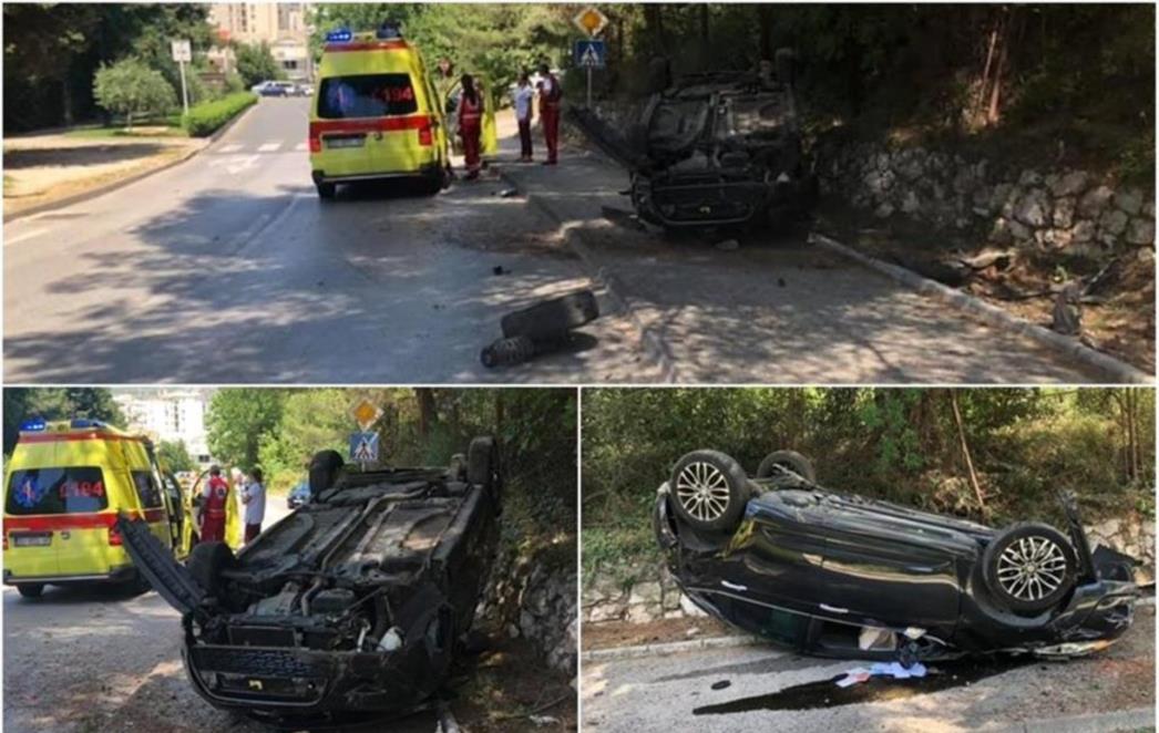 NESREĆA NA MEDAREVU Automobil se prevrnuo na krov, nitko nije ozlijeđen (FOTO/VIDEO)