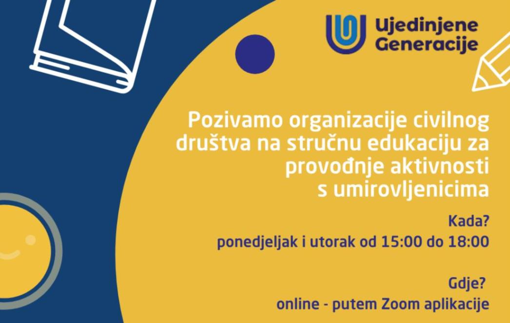 Prijavite se na besplatnu edukaciju za rad s umirovljenicima