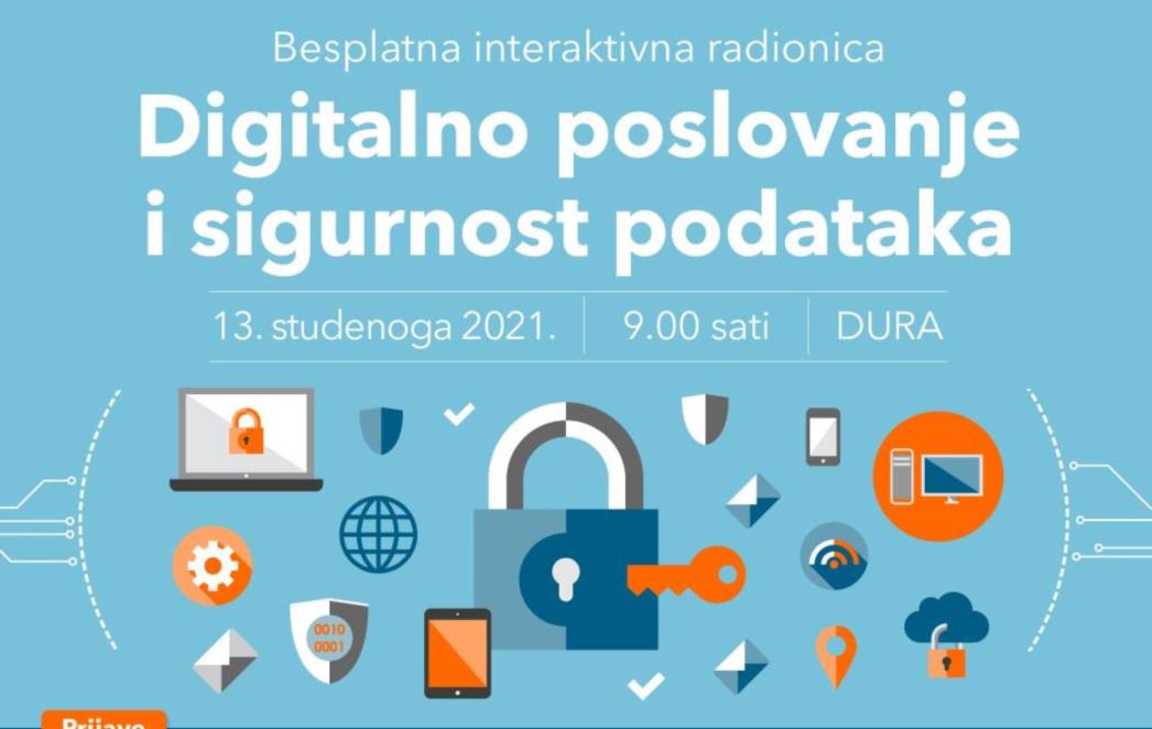 DURA organizira besplatnu radionicu o digitalnom poslovanju i sigurnosti podataka