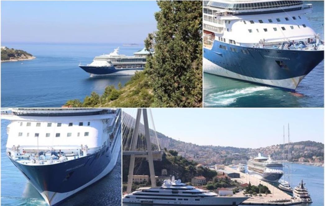TUI-jev cruiser Marella Discovery uplovio u grušku luku (FOTO/VIDEO)