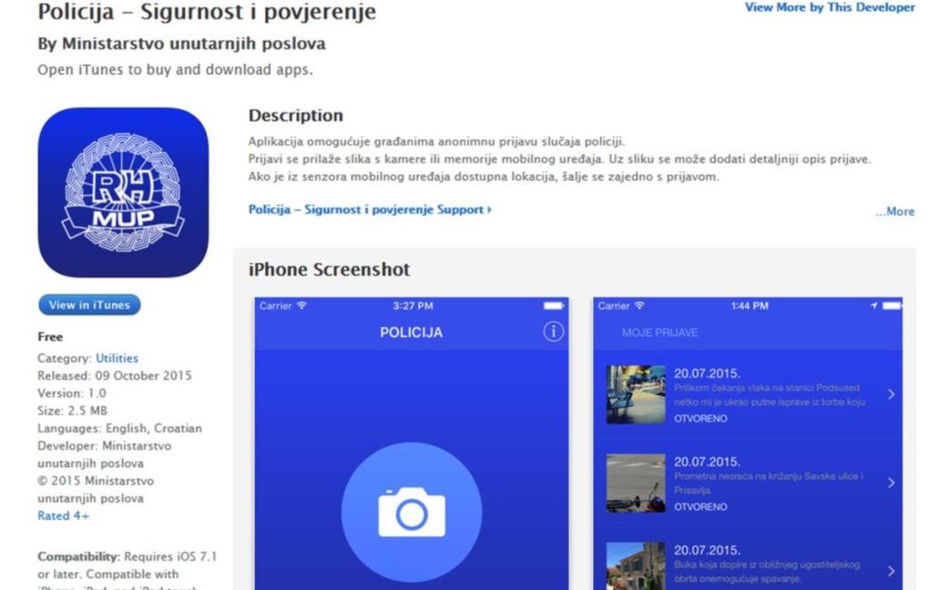 Prekršaj ili kazneno  djelo odsad možete  prijaviti mobitelom