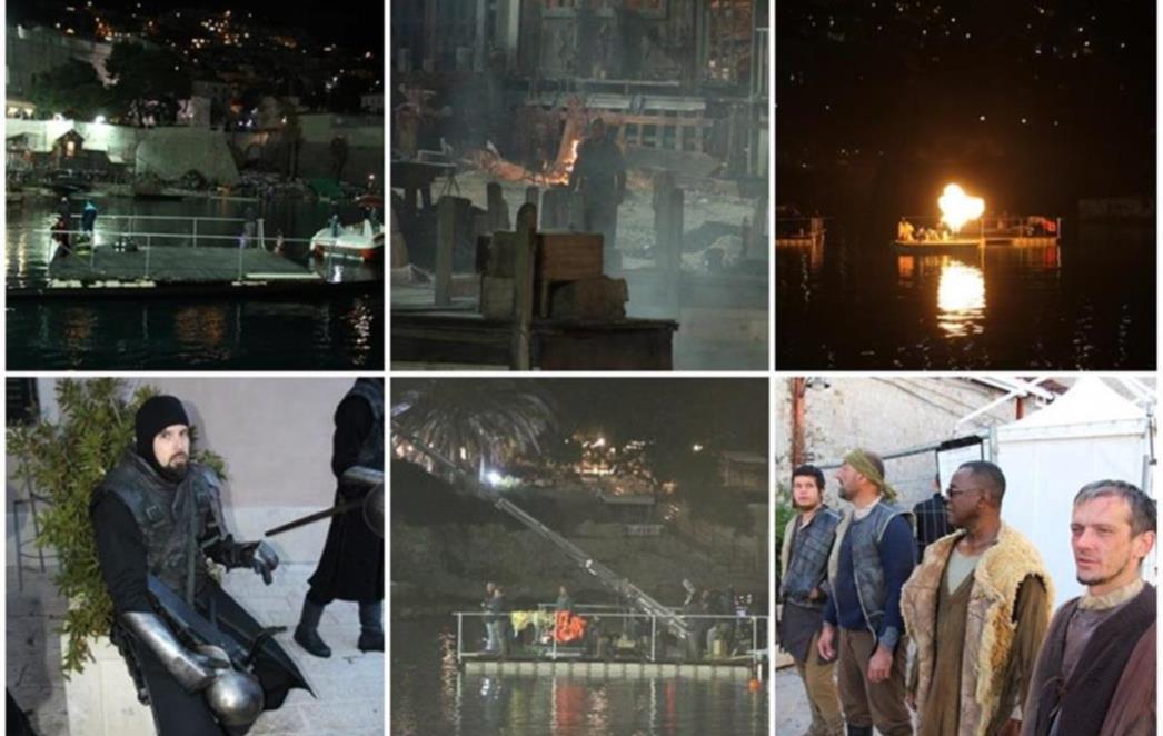 SPEKTAKULARNE  SCENE Vatra,  magla i  Jamie Foxx na  setu   filma u Dubrovniku  (FOTO+VIDEO)