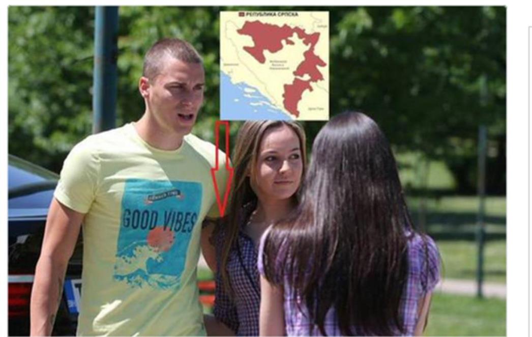  Reprezentativac BiH razljutio javnost: Tetovirao  Republiku Srpsku na ruci! (FOTO)