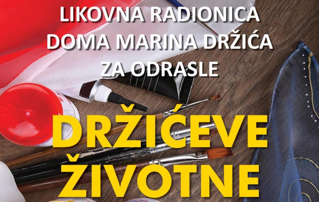 Likovna radionica Doma Marina Držića za odrasle Držićeve životne pozornice