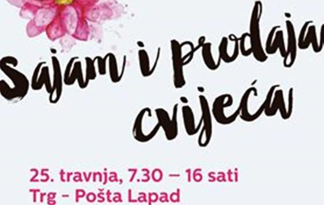 Sajam cvijeća u subotu na pošti Lapad