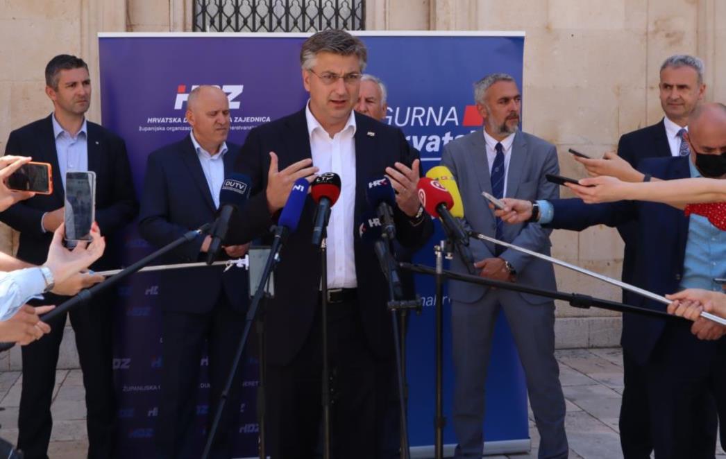 Plenković došao u Dubrovnik podržati Frankovića, Dobroslavića i Knežića