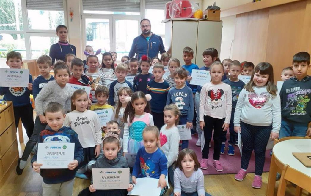 Radionice programiranja bez ekrana u dječjem vrtiću Župa Dubrovačka (FOTO)
