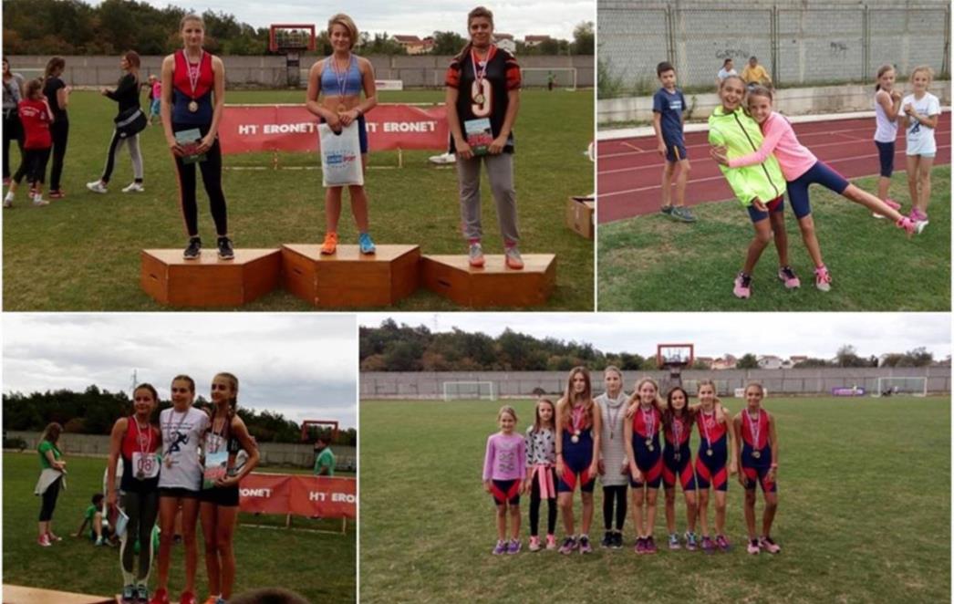 Devet medalja za  dubrovačke  atletičarke  na   Međunarodnom   natjecanju u Čitluku