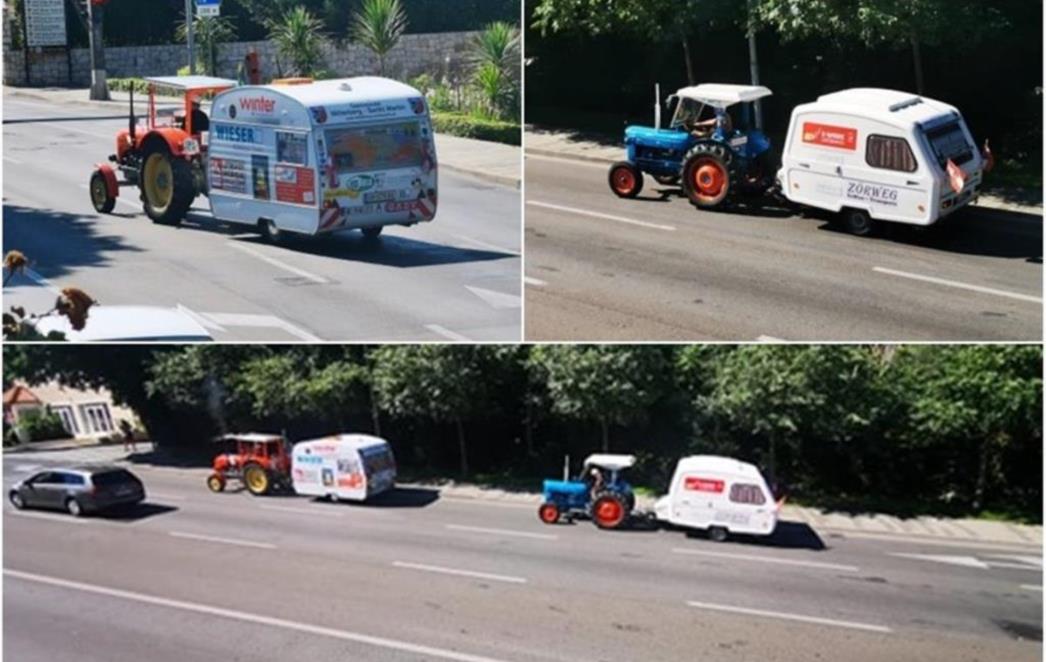 NEVJEROJATNO! Traktorima došli u Dubrovnik! (FOTO)