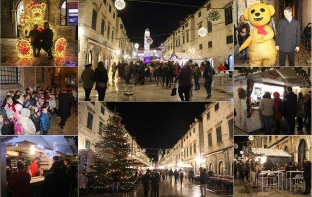 OTVOREN  ZIMSKI  FESTIVAL!  Upaljena  blagdanska  rasvjeta,  svi  pohrlili  prema  kućicama  (FOTO)