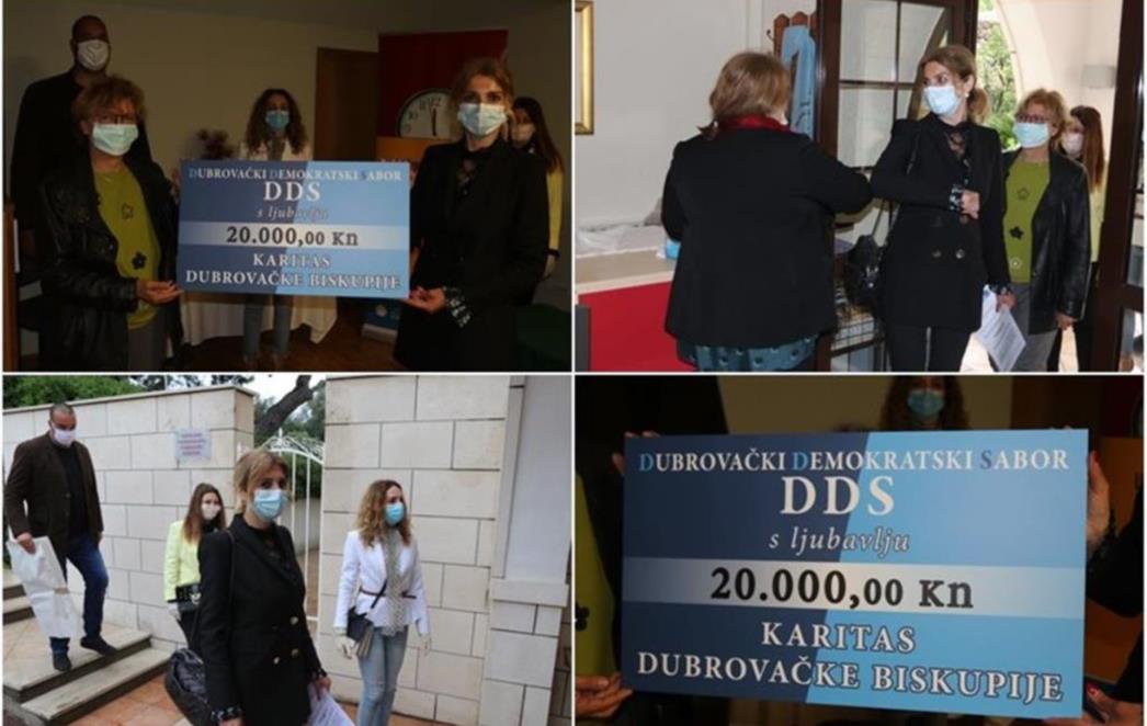 LIJEPA GESTA ČLANOVA DDS-A Odrekli se vijećničkih naknada i donirali ih Caritasu (FOTO)
