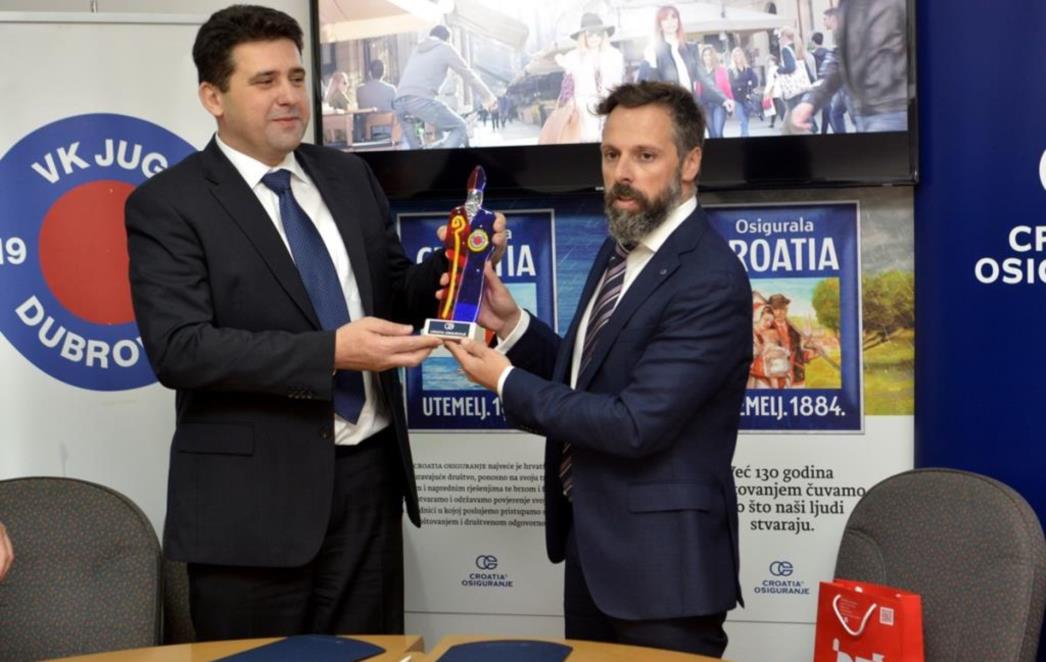 Četrnaest godina duga suradnja: VK Jug Co i Croatia osiguranje potpisali novi ugovor