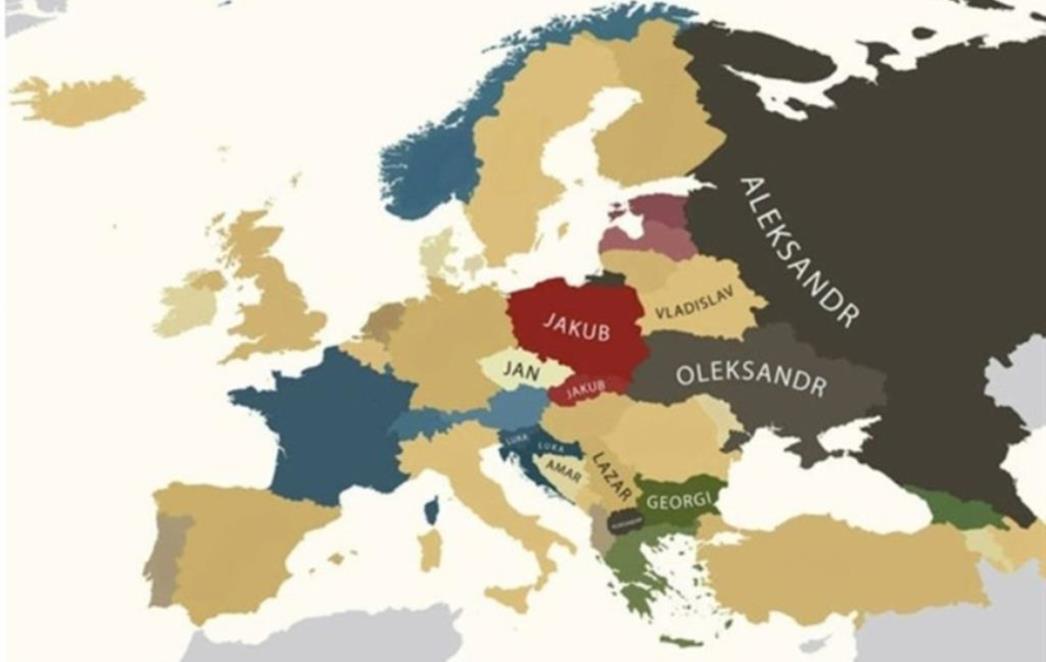 Ovo su najpopularnija imena u   slavenskim zemljama