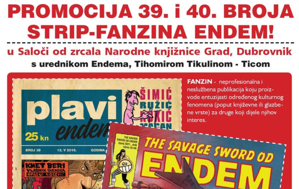 Tihomir Tikulin Tico predstavlja strip/fanzin ''Endem''