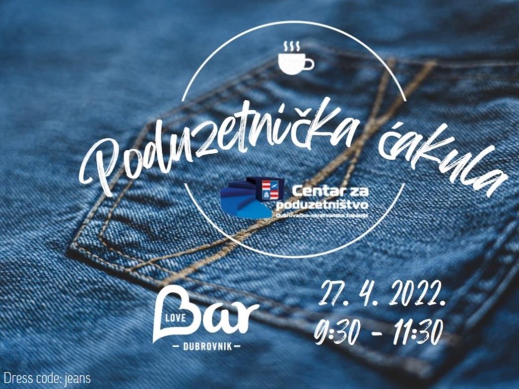 Centar za poduzetništvo poziva na “Poduzetničku ćakulu”