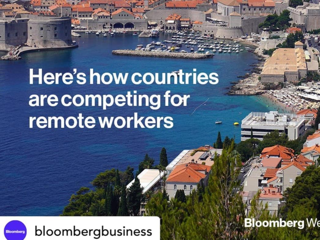 Dubrovnik u članku Bloomberga o svjetskim državama koje se ističu na tržištu digitalnim nomada