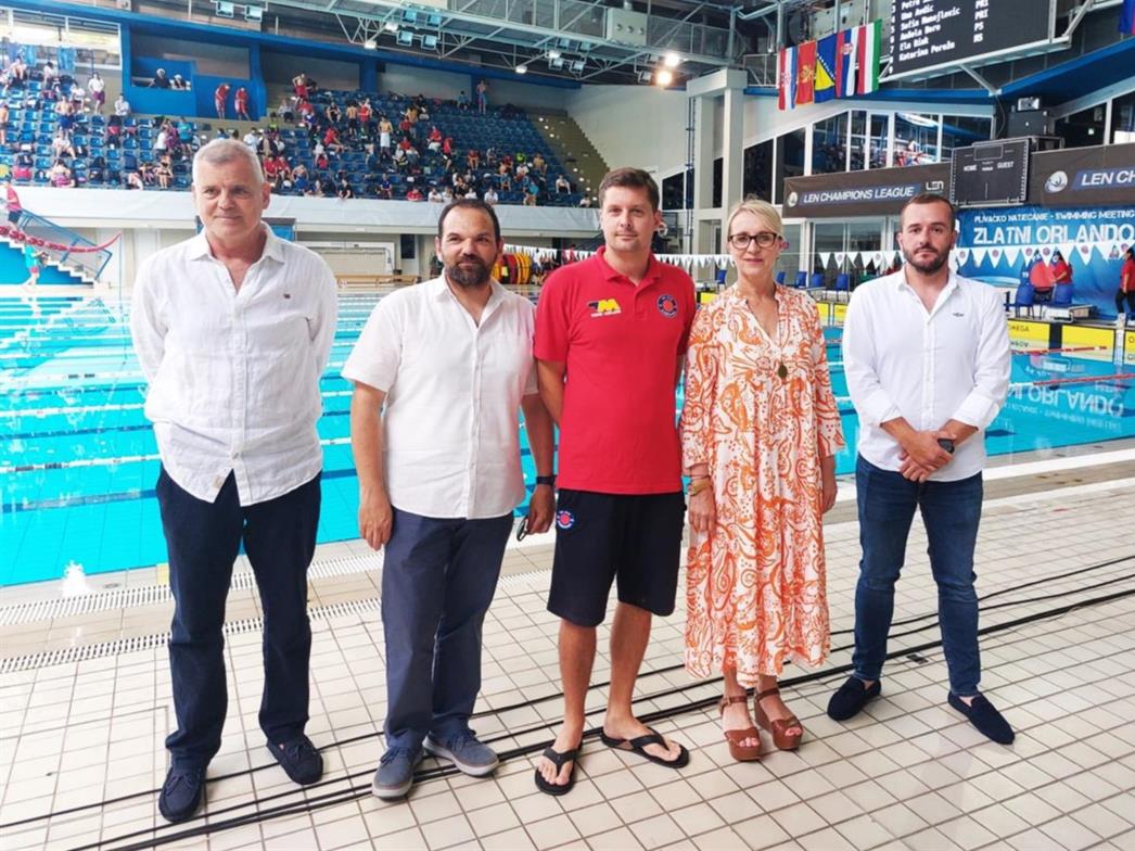 Zamjenica gradonačelnika Tepšić na otvaranju međunarodnog plivačkog mitinga "Zlatni Orlando 2022."