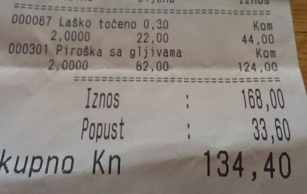 DUBROVAČKE CIJENE: Metar od Straduna, za pirošku-60 kuna