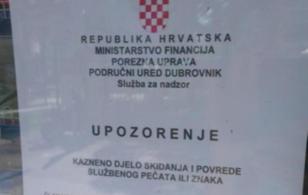 INSPEKTORI OPET U DUBROVNIKU: Zapečaćen Platanus bar na Pilama