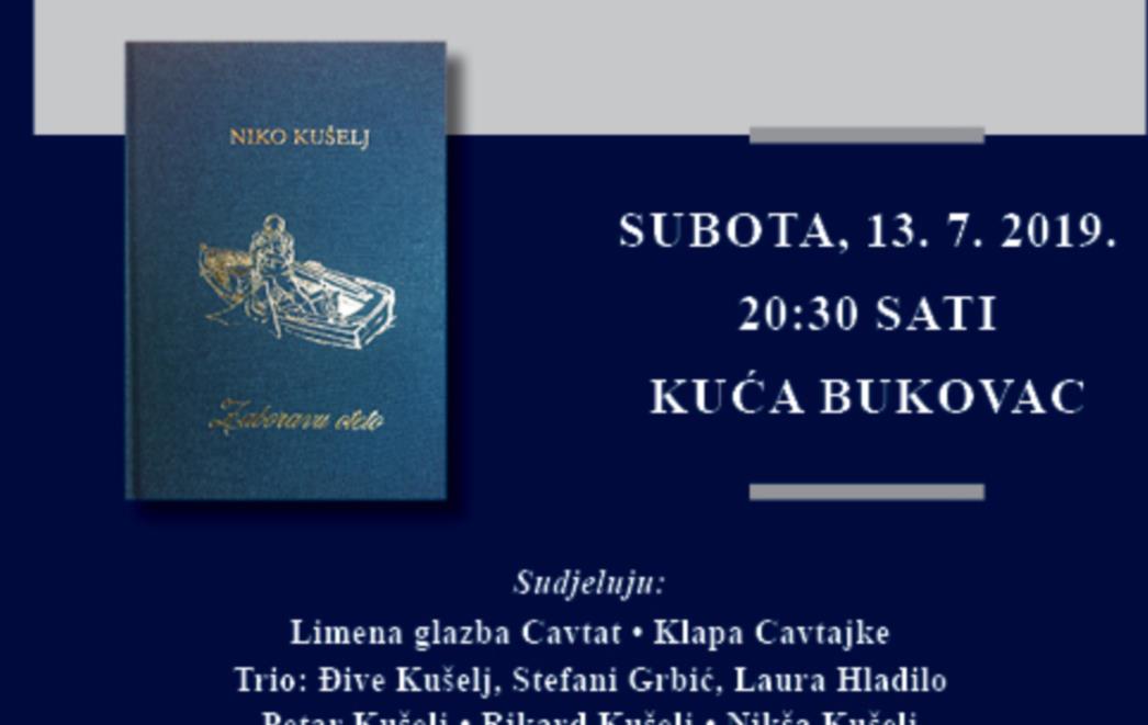 Predstavljanje zbirke pjesama „Zaboravu oteto“ Nika Kušelja u Kući Bukovac