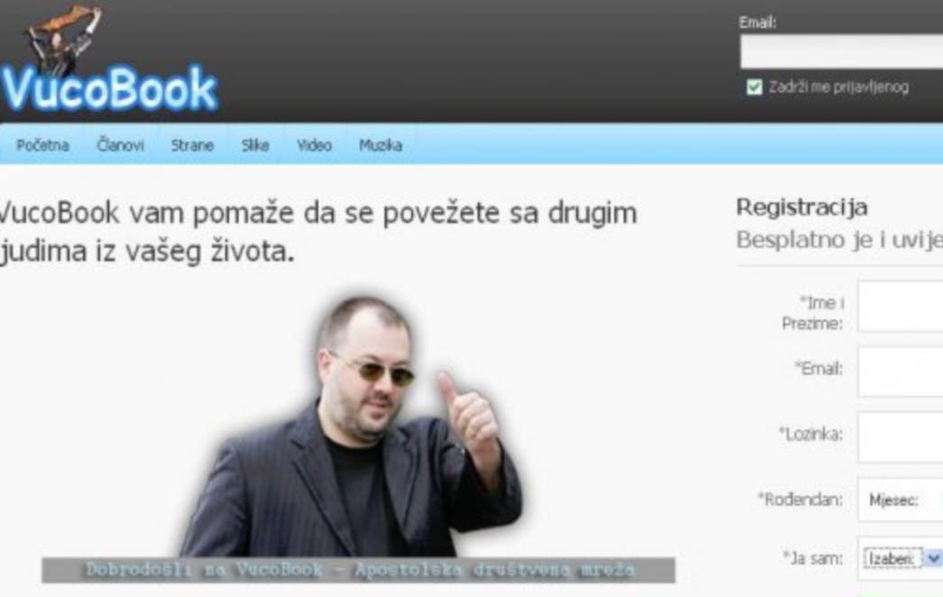 NOVA DRUŠTVENA MREŽA: Želite li biti Vucin apostol? Otvorite VucoBook!
