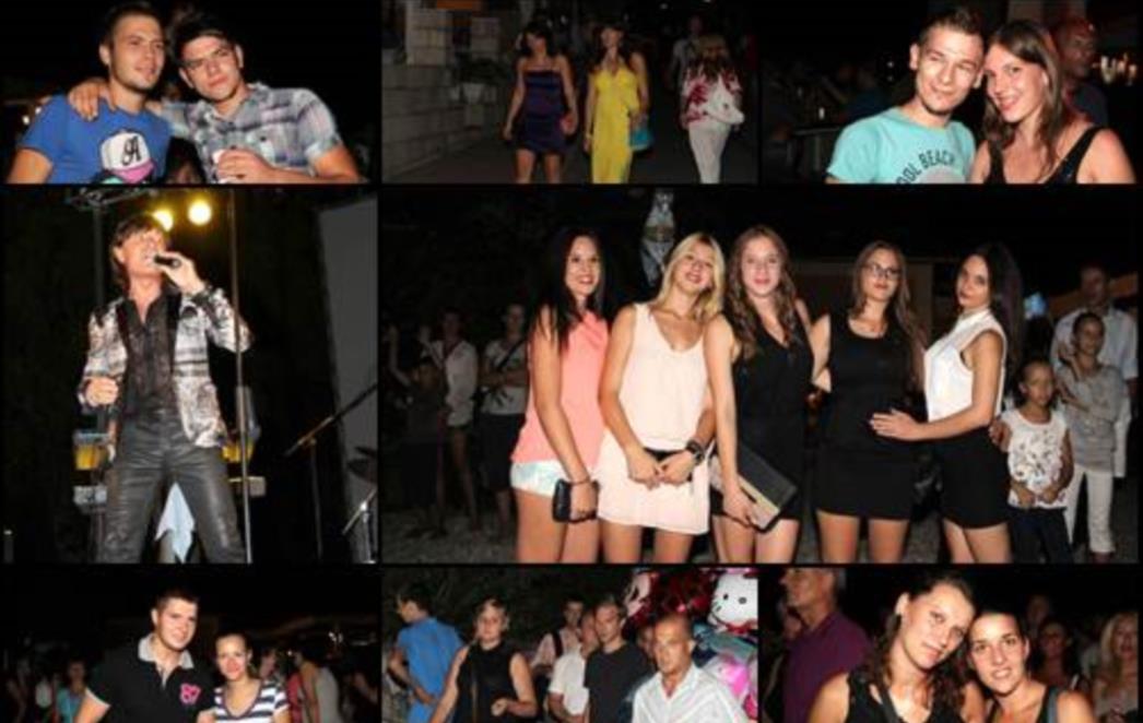 NOĆ UVALE: Dubrovčani se zabavljali uz  Jasmina Stavrosa (FOTOGALERIJA)