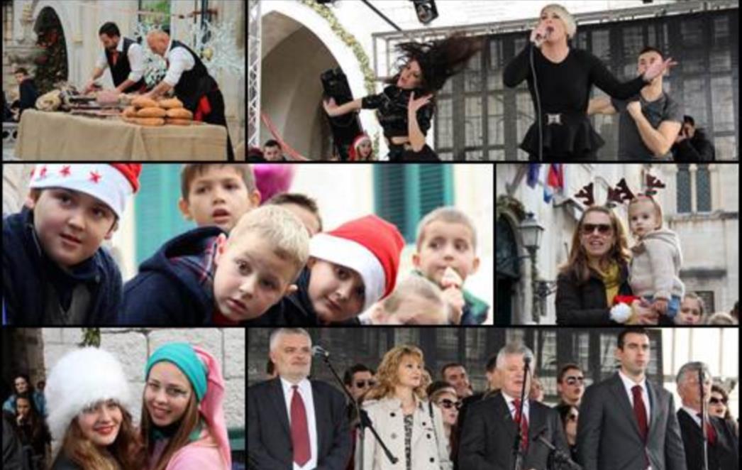 ZABAVA NA STRADUNU: Uz kolendu i Coloniu najmlađi dočekali svoju Novu godinu (FOTOGALERIJA)