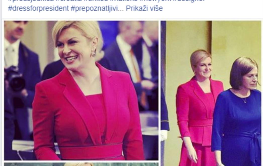 KOLINDA KAO REKLAMA Iskoristili fotke predsjednice u njihovim haljinama za plaćeni oglas
