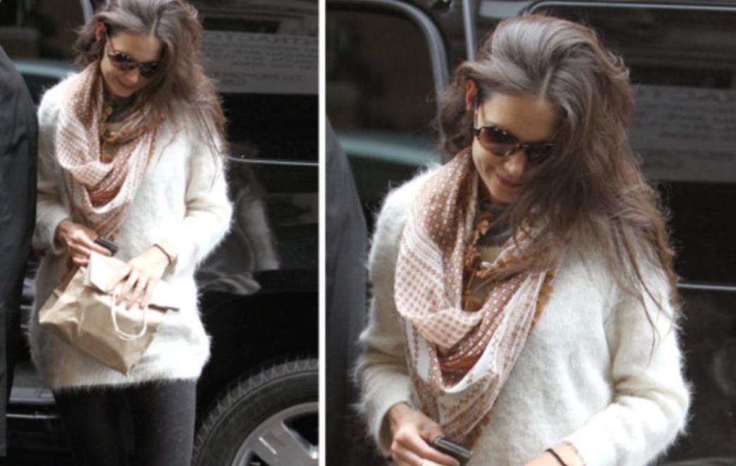 Može li gore? Katie Holmes šlampava od glave do pete